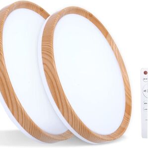 【2個セット】LEDシーリングライト 4〜6畳 リモコン付き