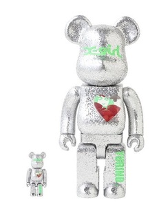 X-girl エックスガール × BE@RBRICK ベアブリック × YURINO ユリノ 100% & 400% 新品未使用 国内正規 即発送可 他多数出品中