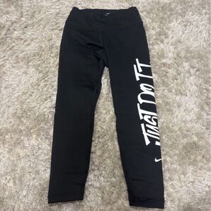 【Nike】ブラックトレーニングウェア Just Do Itレギンス タイツ スパッツ M