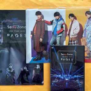 Sexy Zone LIVE TOUR 2019 PAGES 通常盤DVD クリアファイル2枚付き!