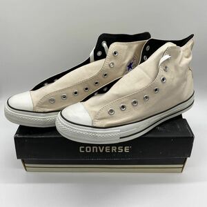 【30cm】新品 converse ALL STAR HI BEIGE BLACK AP780 コンバース オールスター ハイカット ベージュ スニーカー AC15