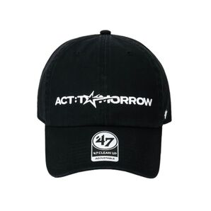 【正規品】TXT 47 コラボキャップ 黒 帽子 ACT:TOMORROW