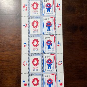 EXPO 2025 日本国際博覧会 大阪関西万博 寄付金付 84円切手 1シート ミャクミャク 切手シート