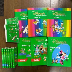 【値下げ】Disney's WORLD OF ENGLISH ディズニー英語システム まとめ売り【グリーン】レベル②