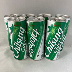 ロッテ7星チルソンサイダー韓国の国民的炭酸飲料レモンライムソーダ250ml×7本