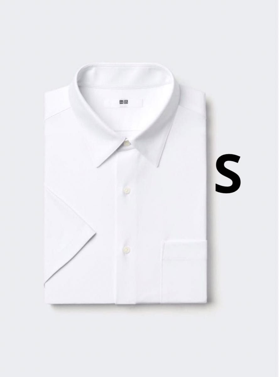 ユニクロ　ドライノンアイロンジャージーシャツ　レギュラー襟　Sサイズ