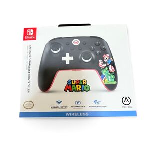 【Nintendo SWITCH】ニンテンドー スイッチ ワイヤレスコントローラー マリオ パックンフラワー PowerA