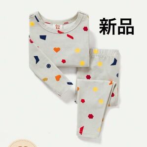 【新品未使用】ベビー服 子ども服 パジャマ服 長袖トップスとパンツ 出産祝い セットアップ ルームウェア 新生児 ベビー服