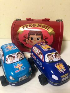 ペコちゃん　缶　車　メールボックス　ペコメール　クリスマス　プレゼント