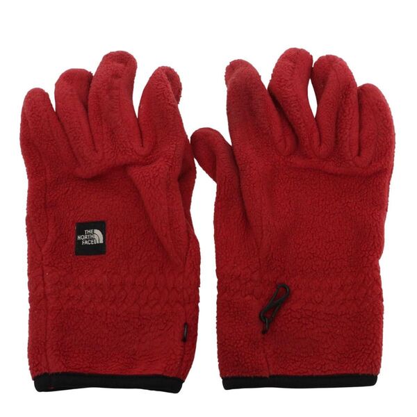 THE NORTH FACE ザノースフェイス フリース手袋 L レッド 防寒 グローブ 暖かい アウトドア 冬用 男女兼用