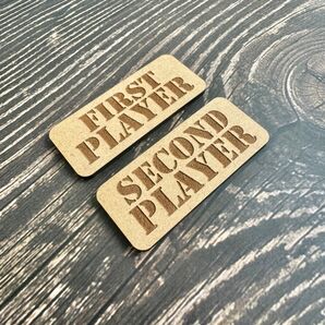 【木製彫刻】先攻後攻マーカー【シンプルシリーズ】ポケモン ポケカ