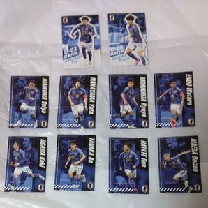 2024 サッカー日本代表チップスカード まとめ売り 9枚