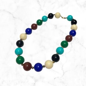 ボールモチーフネックレス 昭和レトロ