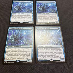 稲妻罠の教練者 英語版 4枚