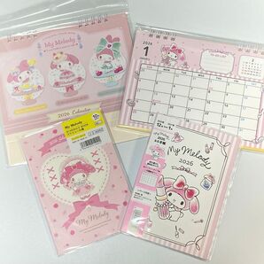 【C】マイメロディ マイメロちゃん 2026年 卓上カレンダー&スケジュール帳 セット販売 サンリオ Sanrio かわいい