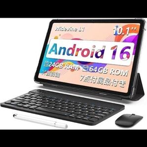 Android 16 10.1インチ Wi-Fiモデル タブレット24GB