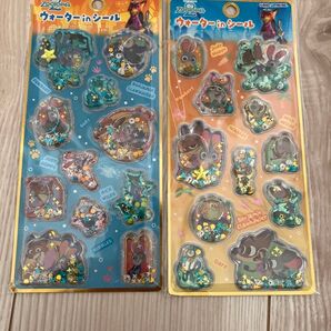 【正規品】 ズートピア2 ウォーターインシール 2種セット ぷっくり ディズニー シール帳