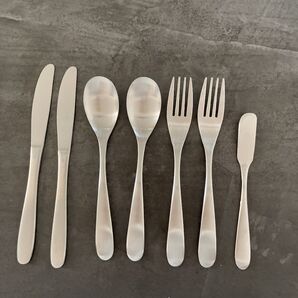 made in TSUBAME 燕三条 ツバメカトラリー 7点 フォーク大 ナイフ スプーン大 バターナイフ 新品未使用