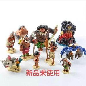 【最終価格】モアナと伝説の海 フィギュアセット まとめ売り モアナ フィギュア 10体セット ディズニー
