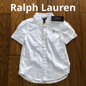 【新品】Ralph Lauren定番ガールズ用半袖ブラウス 110〜120