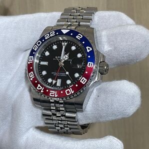 時計 自動巻 GMT風 ジュビリー オマージュ時計