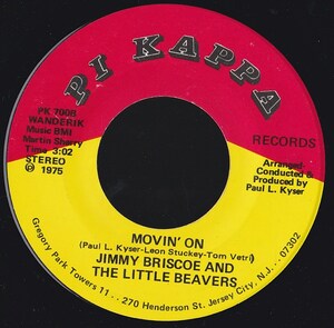 ソウル7inch・45★JIMMY BRISCOE AND THE LITTLE BEAVERS / I’ll care for you / Movin’ on★Pi Kappa★