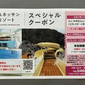 箱根小涌園ユネッサン スパ スペシャルクーポン 2026.4.5まで