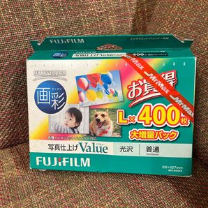 FUJIFILM 写真仕上げValue 光沢 L判 300枚 インクジェットプリンター用紙
