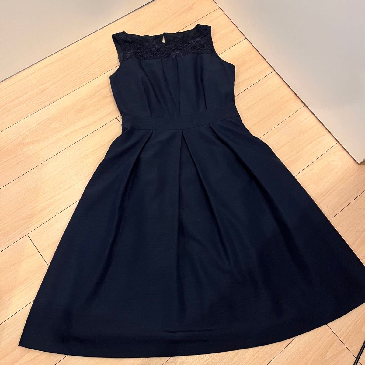 ワンピース ノースリーブ ドレス　お呼ばれ　結婚式　パーティー　フォーマル　入学式　卒業式　