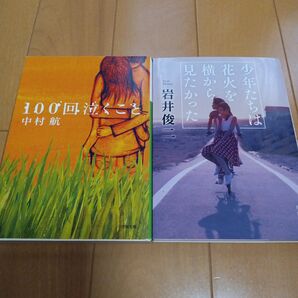 文庫本2冊セット 中村航 100回泣くこと、 岩井俊二 少年たちは花火を横から見たかった
