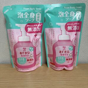 アラウベビー 泡全身ソープ 400ml × 2袋 つめかえ用 石けん 赤ちゃん