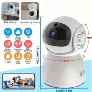 2025年最新防犯カメラ 見守りベビーカメラ 遠隔監視 1080P