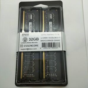新品未開封品 KLEVV DDR4 メモリ16GB二枚 計32GB