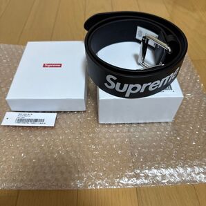Supreme Repeat Leather Belt (25FW) "Black" サイズM