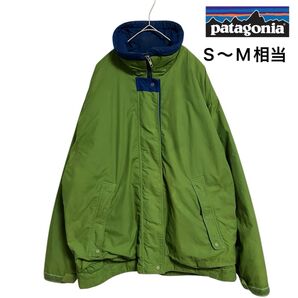 90"s パタゴニア Patagonia Fall Line Insulated Jacket ナイロンブルゾン グリーン M相当