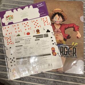 ワンピース ONE PIECE クリアファイル ワンピースカード モスバーガー ルフィ カードゲーム