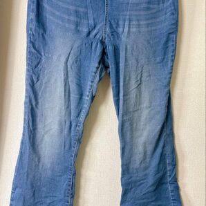 INC DENIM ライトブルー フレアパンツ