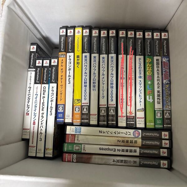 PS2 ソフト 21枚セット 個別販売受け付けてます。