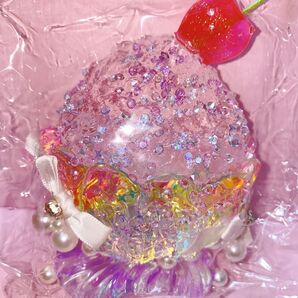 キラキラスクイーズ 虹かき氷