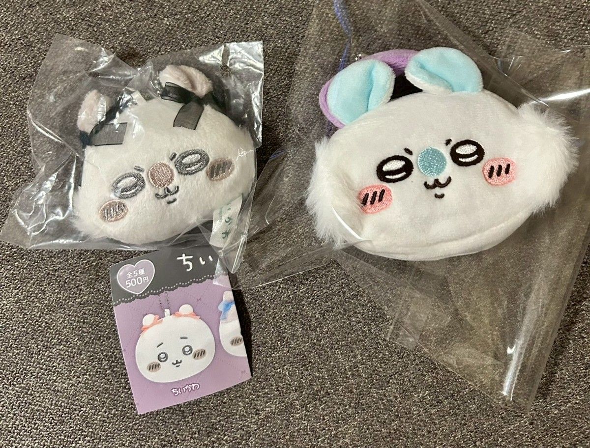 ちいかわパーク ふわころマスコット キーホルダー ミニ モモンガ 3点