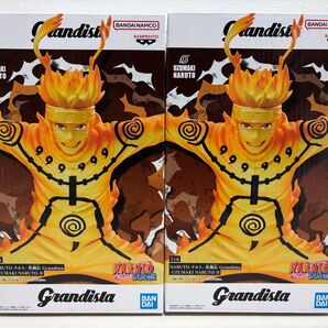 NARUTO-ナルト- 疾風伝 フィギュア グランディスタ うずまきナルトⅡ 2個 新品未開封 NARUTO