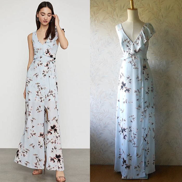 即国内発送・送込♪BCBG♪清楚なフローラルプリントドレス$298 新品・送料込み♪BCBG♪清楚なフローラルプリントドレス$298/US