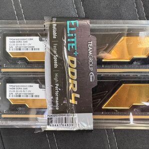 デスクトップPC用メモリ TEAM DDR4 3200 32GB(16GBx2)