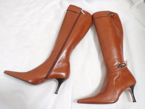 et vous* original leather long boots * made in Japan *36*23* trying on only * search ....23