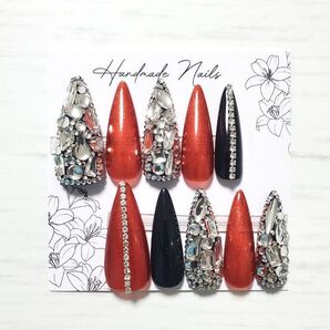 12 ハンドメイド ネイルチップ