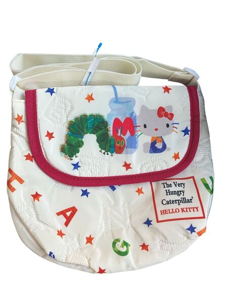 はらぺこあおむし ハローキティ コラボ キティ ポシェット サンリオ バッグ ショルダーバッグ