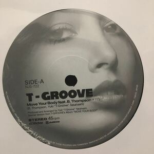 【新品 未聴品】T-GROOVE / Move Your Body feat. B.Thompson / Roller Skate feat. Precious Lo's 7inch EP Daft Punk