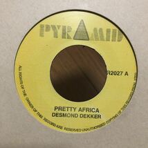 Desmond Dekker / Pretty Africa 7inch EP Roots REGGAE Ska_画像1