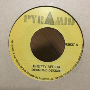 Desmond Dekker / Pretty Africa 7inch EP Roots REGGAE Ska