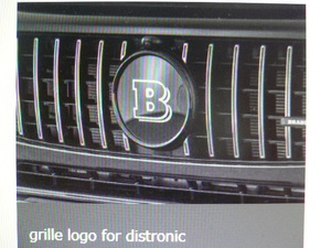 ** BRABUS genuine products present W463 grill Logo four distronic Benz for ⑭ *